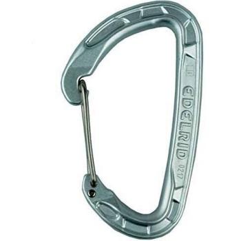 EDELRID - mosquetón Pure Wire, Plateado, 717670000060