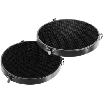 Set de Panal para Reflector Estándar 4+6 mm - Accesorio de Difusor y Softbox, Color Negro