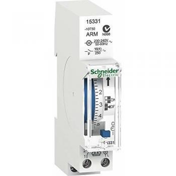 Interruptor horario analógico IH 7 días con 1 módulo, 100h, 1C-16A, Schneider Electric