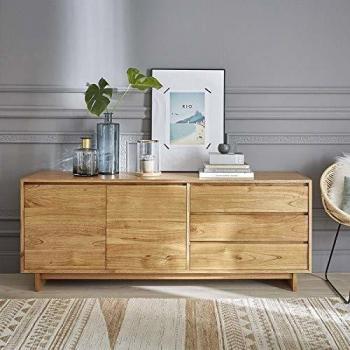 Cómoda de Madera Maciza de Mindi 180 cm BERAH GETAH