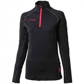 Phenix Mujer Santa rose 1/2 Zip té de esquí para joven, Black, 44