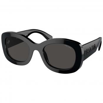 Prada PR A13SF Asian Fit 1AB5S0 Women's Sunglasses Black Size 55