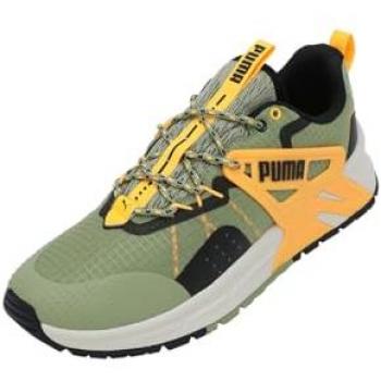 Zapatillas de trail running Puma Pacer Trail verde naranja negro 42