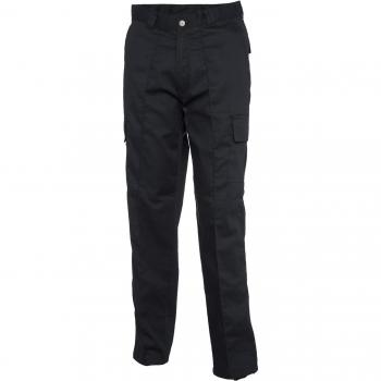 Pantalones de trabajo, UC902, regular, 245 gm², negro, talla 42