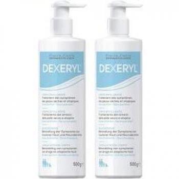 Dexeryl Crema Emoliente Duplo 2x500ml Promoción Pack