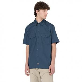 Camisa de Manga Corta Dickies Work Gris Antracita Talla L