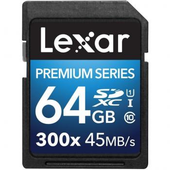 Lexar Premium II - Tarjeta de Memoria SDXC de 64 GB