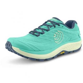 Zapatillas de Trail Running Topo Athletic Pursuit 2 mujer, ligeras, con cordones de 0 mm, color azul turquesa y blanco, talla 40 EU