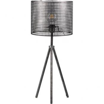 Lámpara de mesa FLAM Metal trípode con pantalla redonda, E27