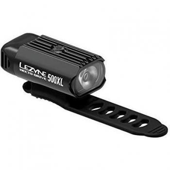 Lezyne Hecto 500 XL Unisex Adult USB Rechargeable LED Bicycle / Mountain Bike Light, Black, One Size
