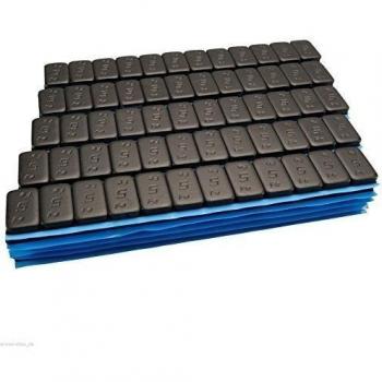 100 Schwarz Premium Pesa de Equilibrada 12x5g Peso Adhesivo 6KG Tira Adhesiva Pasador