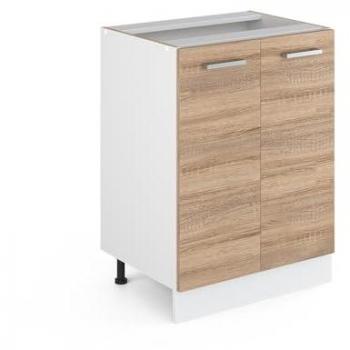 Mueble Bajo Universal R-Line Sonoma 60 cm con Puertas Sin Encimera