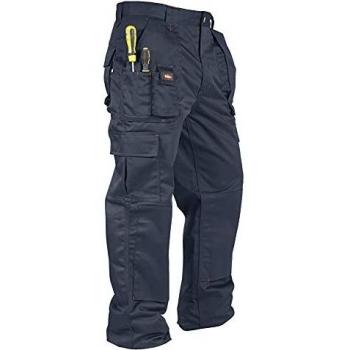 Lee Cooper Cargo, Pantalones de trabajo Para Hombre, Azul, 38W/31L