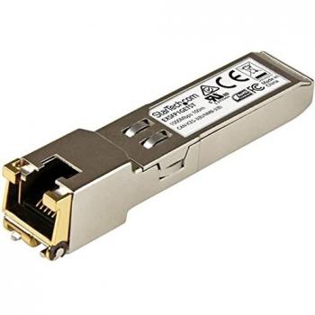 StarTech.com Juniper EX-SFP-1GE-T Compatible SFP Module - 1000BASE-T - SFP to RJ45 Cat6/Cat5e - 1GE Gigabit Ethernet SFP - RJ-45 100m -
