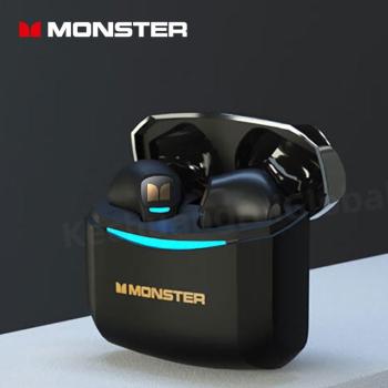 Monster GT06 Wireless Bluetooth 5.1 Gaming Earbuds with Noise Reduction and Long Standby 450mAh