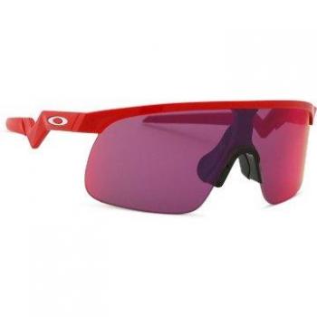 Oakley Resistor Youth Prizm Road Cycling Sunglasses - Redline / OJ9010-0223, Youth Fit, Lightweight Frame, Prizm Lens Technology, UV Protection