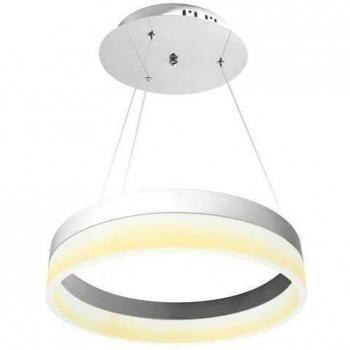 LEDBOX Luminaria colgante RING 28W, Ø40cm, Blanco frío