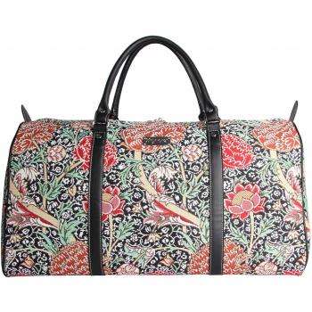 Signare Tapestry Women Big Holdall Weekender Luggage Bag William Morris the Cray Flower