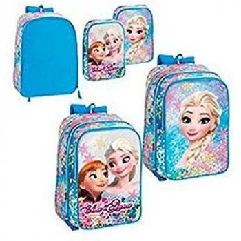Mochila Frozen Disney Soul Bolsillos Intercambiables Grande