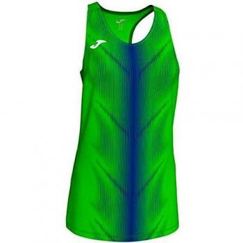 Joma Olimpia Camisetas, Mujer, Verde Fluor-Royal, L