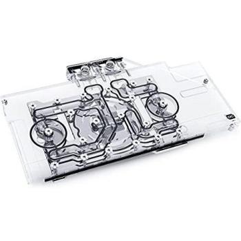 Alphacool Eisblock Aurora Acrylic GPX-A Water Block for Radeon RX 6800 Nitro+ with Backplate
