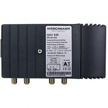 Hirschmann GHV 930 Adjustable 30 dB Indoor Antenna Amplifier with 4 Outputs