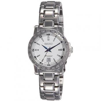 Seiko Women's Quartz Analog Watch SXDG57P1 - 28mm Stainless Steel Bracelet, Gray Dial
