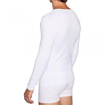 Camiseta Interior Térmica Cuello Pico Manga Larga Ysabel Mora 70101 Blanco SG/XL