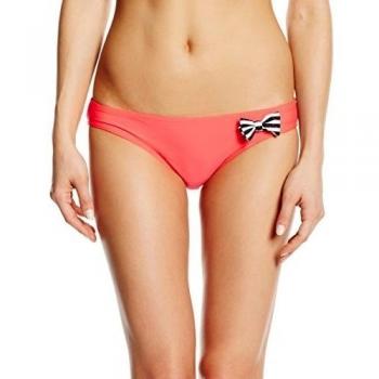 SO SO Happy Culotte Noeud Unie-Braguita de bikini Mujer    Rouge