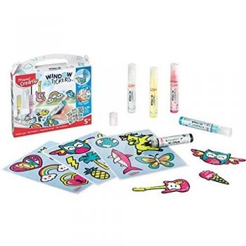 Maped Creativ - ¡Crea tus propias pegatinas para ventanas! Producto perfecto para personalizar sus ventanas y accesorios.