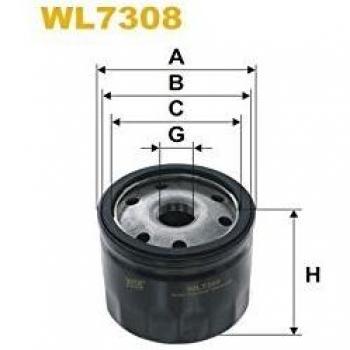 Filtro de Aceite WIX WL7308 - Tipo Spin-On para Alfa Romeo 147, 156, 166