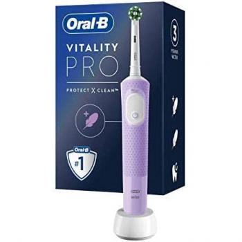 Oral-B Vitality Pro Cepillo de Dientes Eléctrico con Mango Recargable y 1 Cabezal - Morado