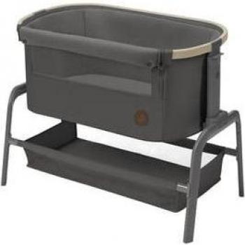 Cuna Colecho Ajustable Maxi-Cosi Iora Beyond Graphite 93x55 cm, Incluye Colchón y Bolsa de Viaje