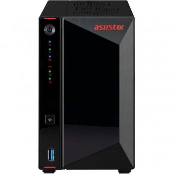 Asustor AS5402T Nimbustor 2 Gen2 2-Bay NAS, Quad-Core CPU N5105 de 2.0 GHz, 4GB DDR4 RAM, Sin HDD, 4 Ranuras SSD M