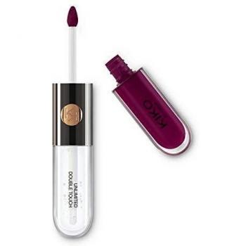KIKO Milano Unlimited Double Touch 123 | Barra de labios líquida en 2 pasos, acabado luminoso. Hasta 12 horas de duración. Base de color no-transfer
