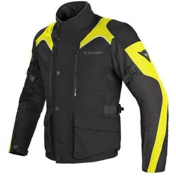 Dainese - Chaqueta para moto negro/negro/amarillo fluo