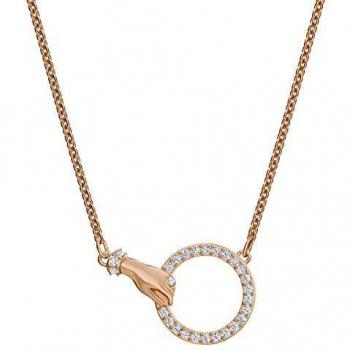 Swarovski Symbolica Rose Gold Tone Plated Necklace with Clear Crystals for Women 5489573