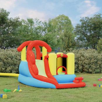 Castillo hinchable con tobogán y piscina 280x319x211 cm Happy Hop