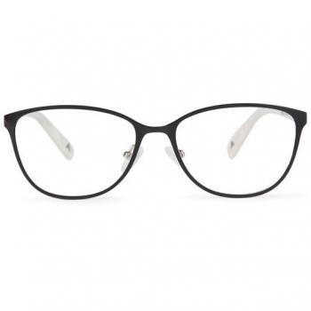 Cat Eye Armazón Completo Metálico Negro para Mujer - Gafas Recetadas Anti-Azules - SmartBuy Collection