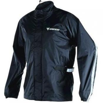Dainese Rainjacket D-Crust Plus Chaqueta de Moto, Negro, S