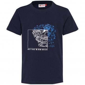 LEGO Wear Boy Tiger 329-T-shirt, Camiseta para Niños, Azul