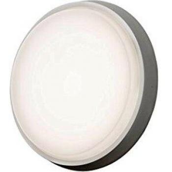 Aplique LED de exterior Cesena, redondo, 10W, blanco, IP54