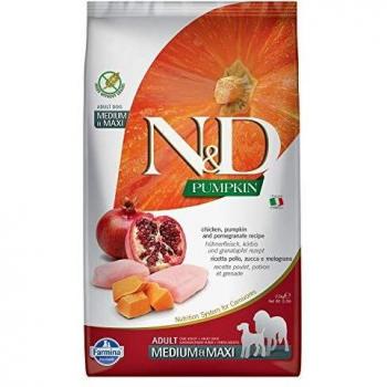 Farmina N&D Calabaza Grain Free Medium Maxi pollo 2.5 Kg.