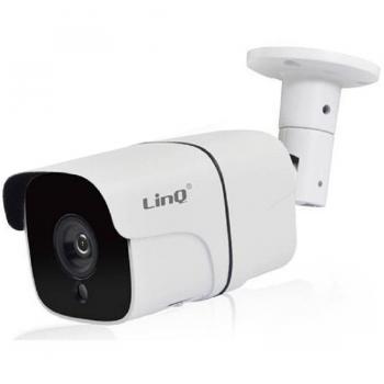 Cámara NVR NV-2038 200W POE IP66 con 12 LEDs, Lente de 3.6mm y Soporte para 1080p Infrarrojos