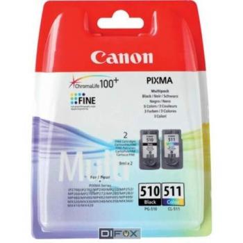 Canon PG-510/CL-511 Multi Pack Original Negro, Cian, Magenta, Amarillo Multipack 2 pieza(s)