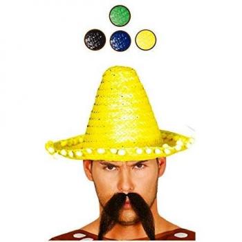 Guirca Sombrero de Mexicano con Borlas en Varios Colores DE 33 cm