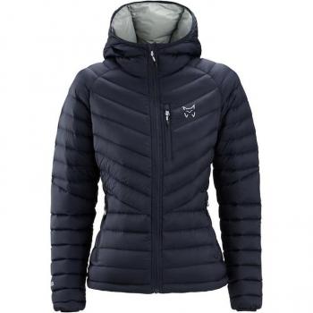 Chaqueta de montaña Altus Denali para mujer, con capucha, color gris oscuro, talla M