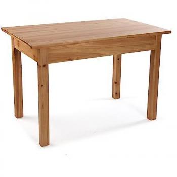 Mesa de Comedor Sparrow para Cocina, Terraza y Jardín, Madera Marrón, 80 x 70 x 120 cm - Versa
