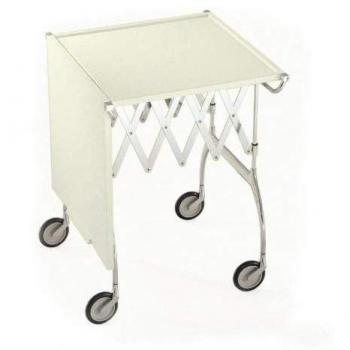 Kartell Battista Carrito, Acero, Beige, 100x69x30 cm