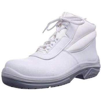 MTS Sicherheitsschuhe  M-White Creon S2 15207 - Zapatos De Seguridad de piel Unisex adulto, color blanco, talla 43